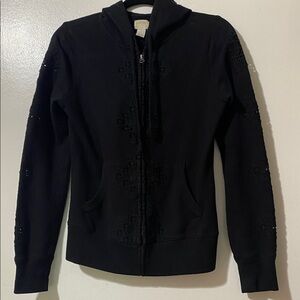 Lucky Brand Knit Wear Zip Up Hoodie